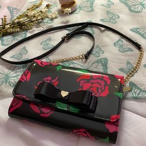 Betsy Johnson Flower Crossbody Bag